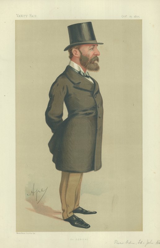 Contre-amiral Lord John Hay - Carlo Pellegrini