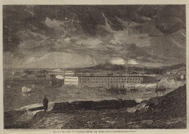 Sébastopol, Fort Saint-Nicolas avant le siège - Carol Bossoli