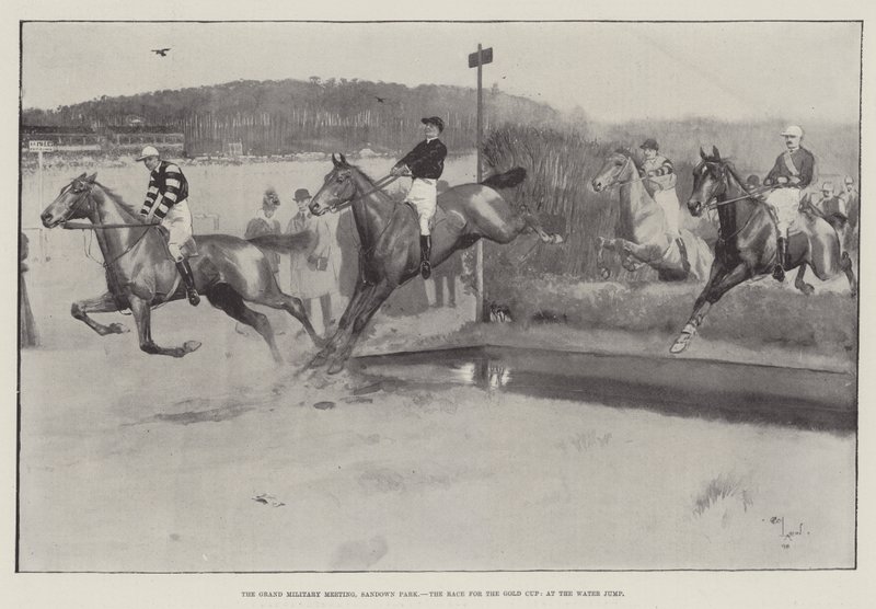 La grande réunion militaire, Sandown Park, la course pour la Coupe d