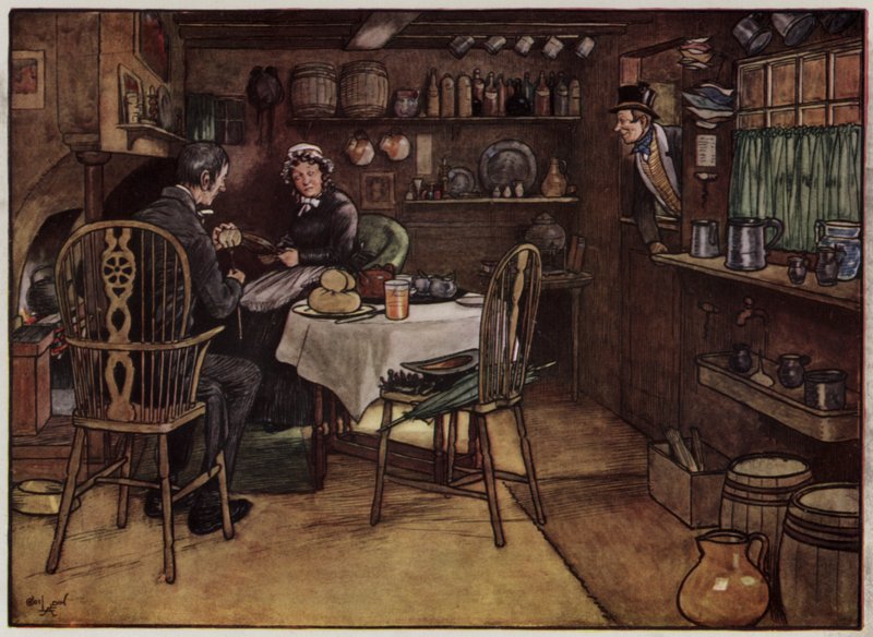 Illustration pour Les Papiers de Pickwick par Cecil Aldin - Cecil Charles Windsor Aldin