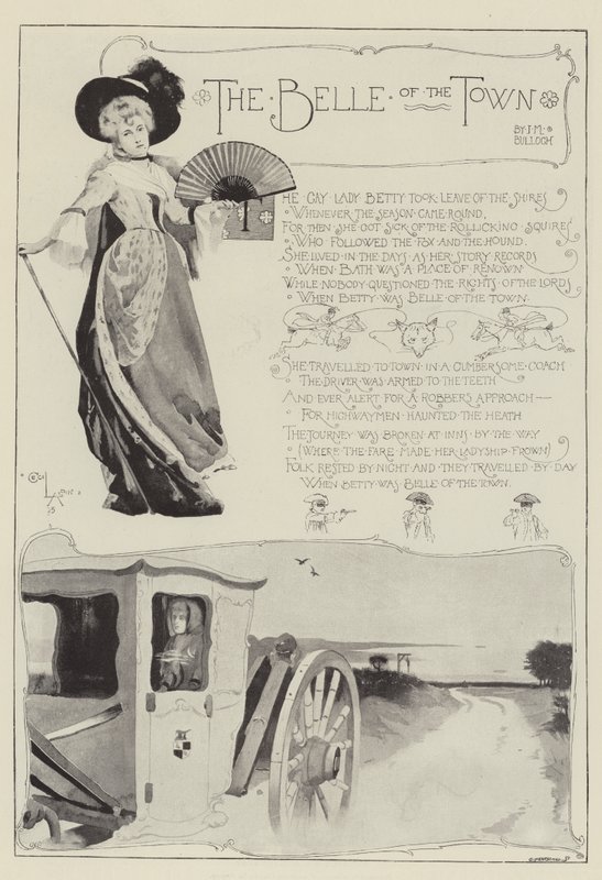 La Belle de la ville, par J M Bulloch - Cecil Charles Windsor Aldin