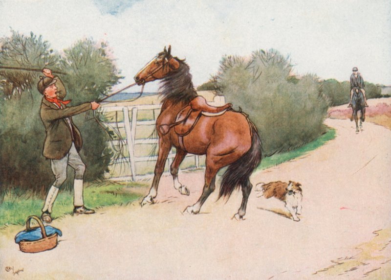 Puis le garçon est descendu et lui a donné une bonne raclée - Cecil Charles Windsor Aldin