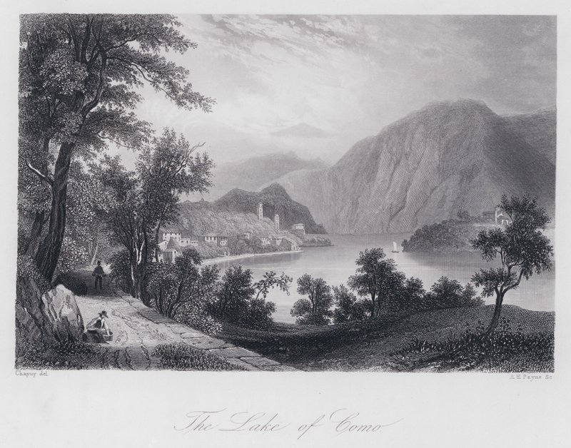Le lac de Côme - Chapuy Chapuy