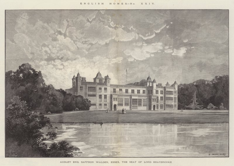 Audley End, Saffron Walden, Essex, le siège de Lord Braybrooke - Charles Auguste Loye