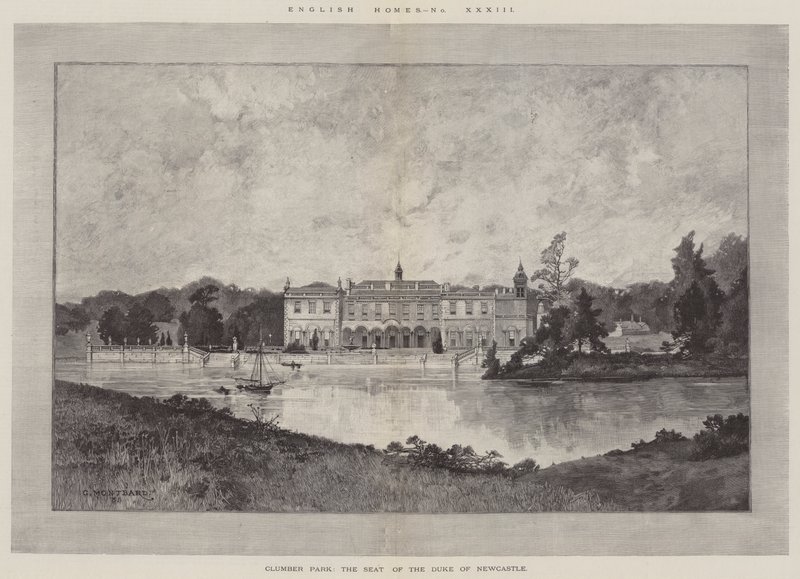 Clumber Park, la résidence du duc de Newcastle - Charles Auguste Loye