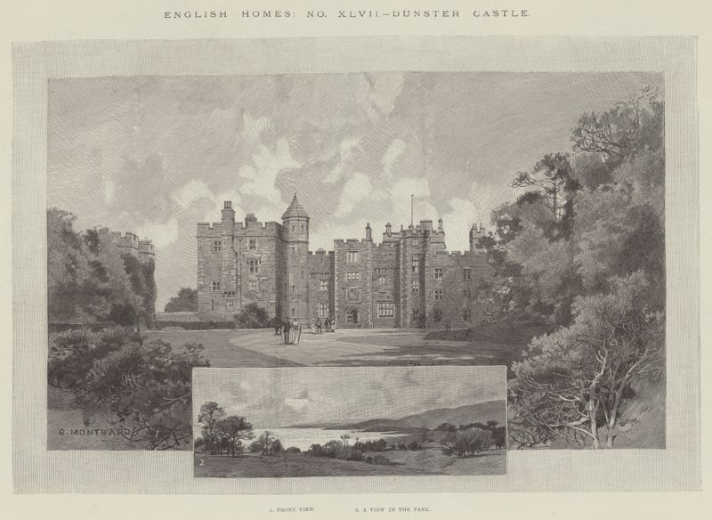 Château de Dunster - Charles Auguste Loye