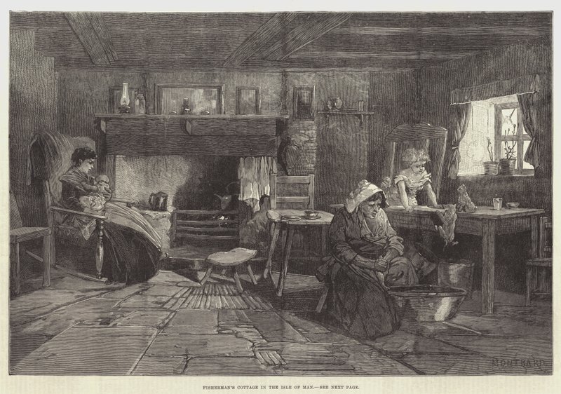 Cottage de pêcheur sur l