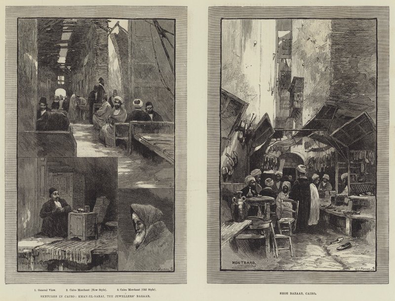 Esquisses du Caire - Charles Auguste Loye