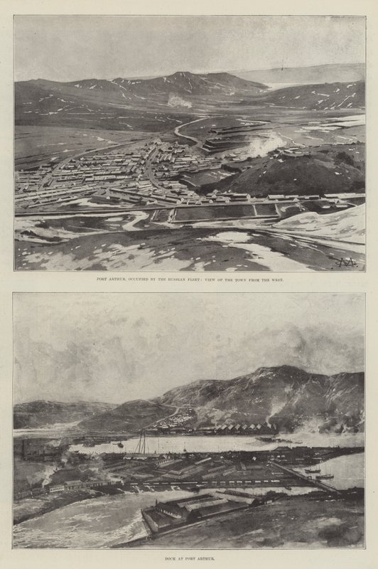 Croquis de Port Arthur - Charles Auguste Loye
