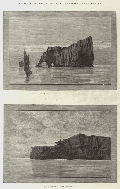 Croquis du golfe du Saint-Laurent, Bas-Canada - Charles Auguste Loye