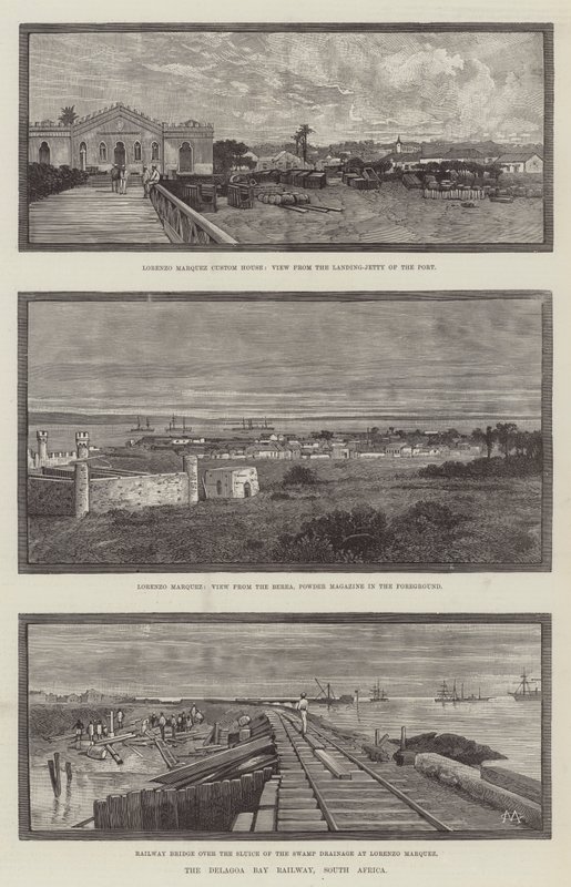 Le chemin de fer de la baie de Delagoa, Afrique du Sud - Charles Auguste Loye