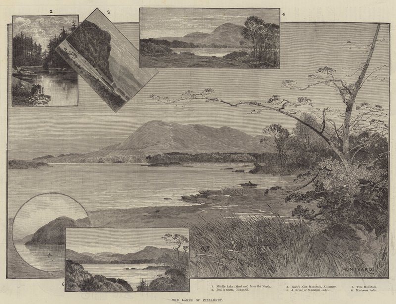 Les lacs de Killarney - Charles Auguste Loye