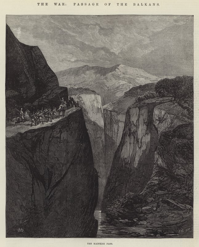 La Guerre, Passage des Balkans - Charles Auguste Loye