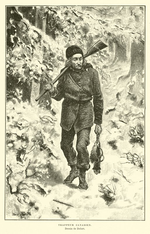Trappeur canadien - Charles Edouard Delort