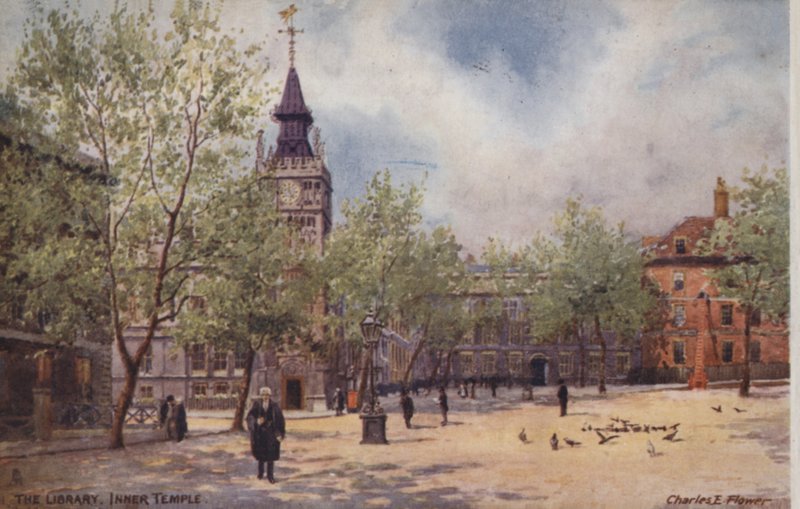 La Bibliothèque, Inner Temple - Charles Edwin Flower