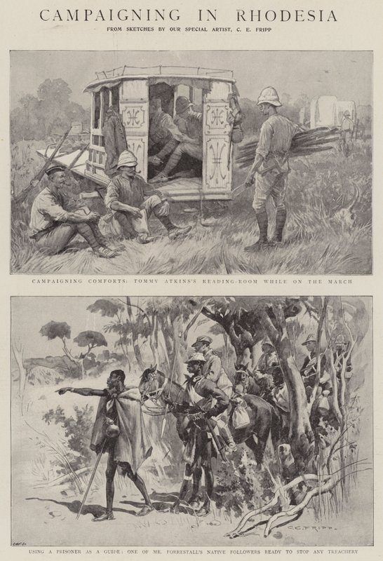Campagne en Rhodésie - Charles Edwin Fripp