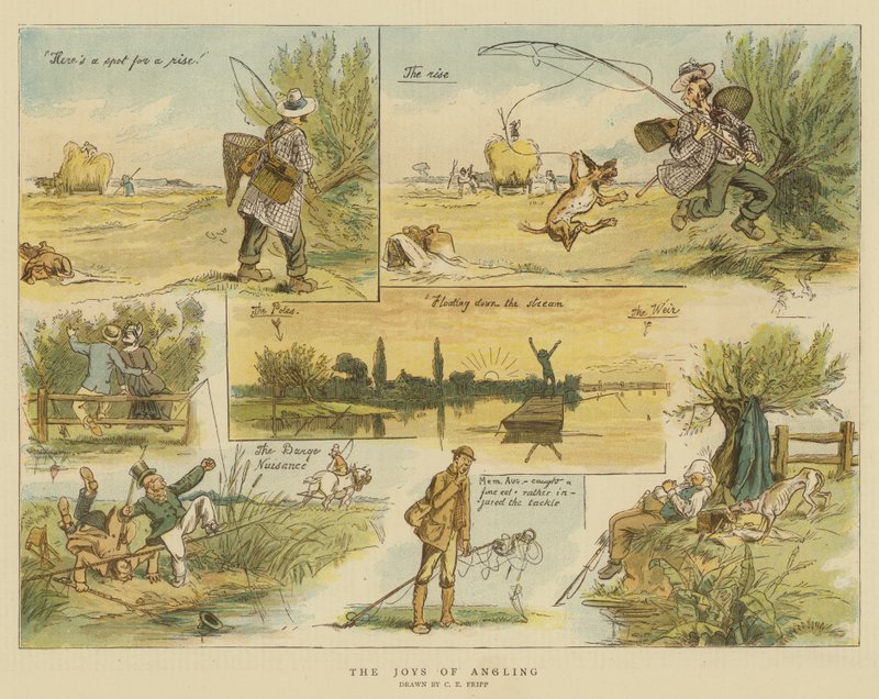 Les joies de la pêche - Charles Edwin Fripp