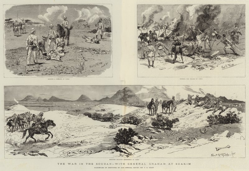 La guerre au Soudan, avec le général Graham à Suakim - Charles Edwin Fripp