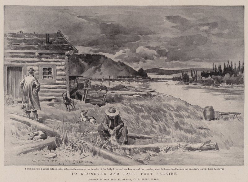 Vers Klondyke et retour, Fort Selkirk - Charles Edwin Fripp