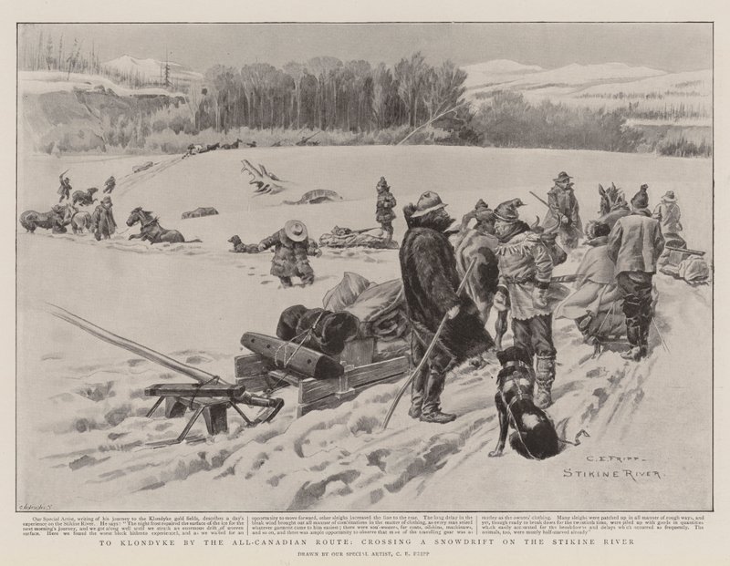 Vers Klondyke par la route tout canadienne, traversée d