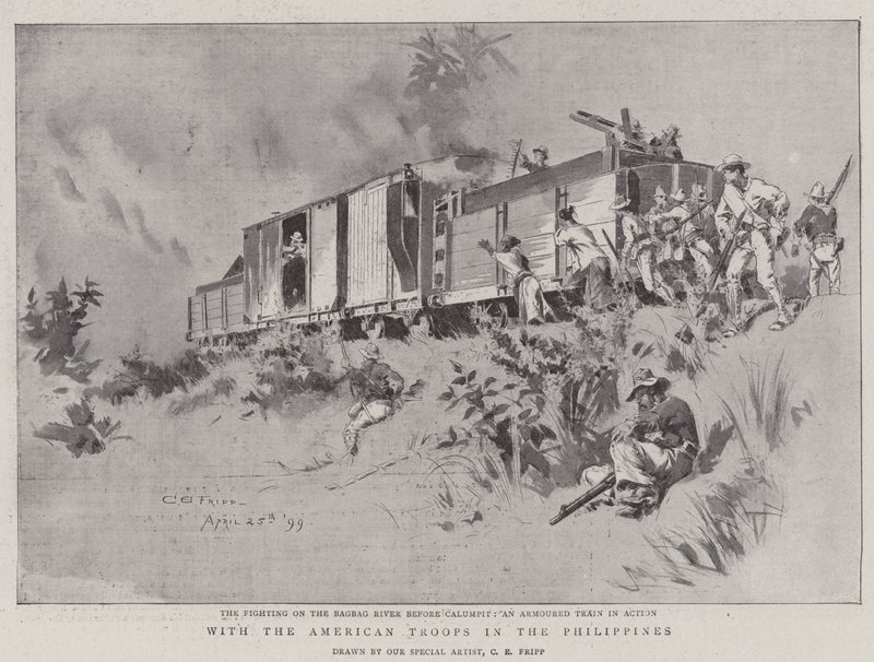 Avec les troupes américaines aux Philippines - Charles Edwin Fripp