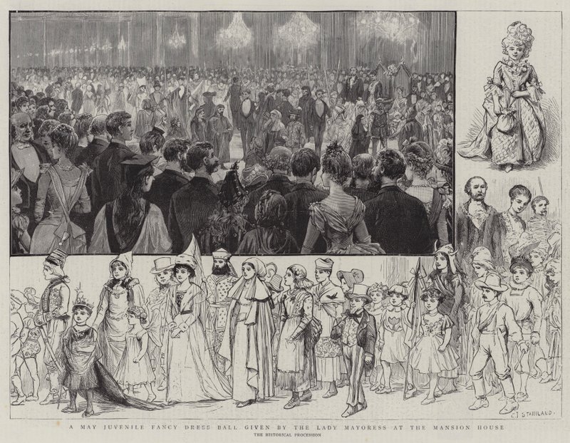 Un bal costumé pour enfants en mai donné par la Lady Mayoress à Mansion House - Charles J. Staniland