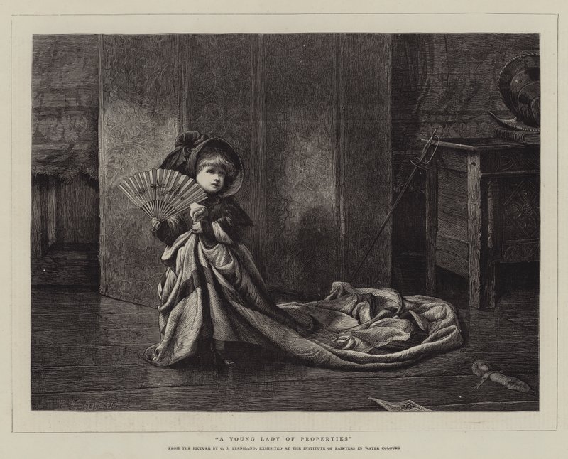 Une jeune femme de propriétés - Charles J. Staniland