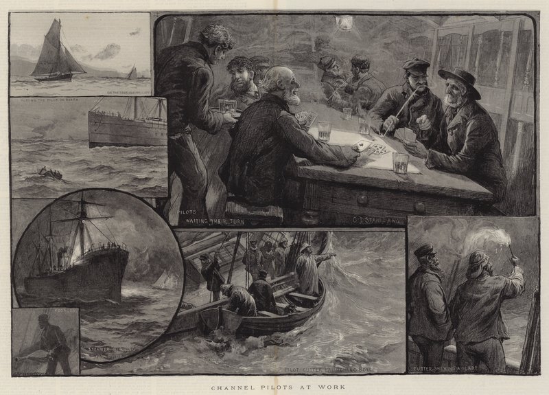 Pilotes de la Manche au travail - Charles J. Staniland