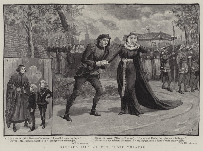 Richard III, au Globe Theatre - Charles J. Staniland