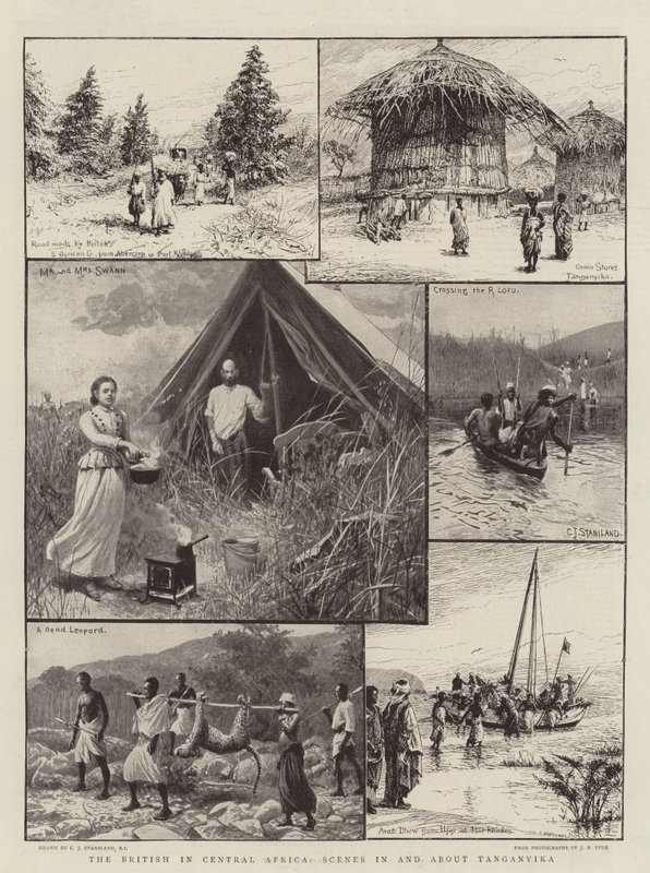 Les Britanniques en Afrique centrale, scènes dans et autour du Tanganyika - Charles J. Staniland