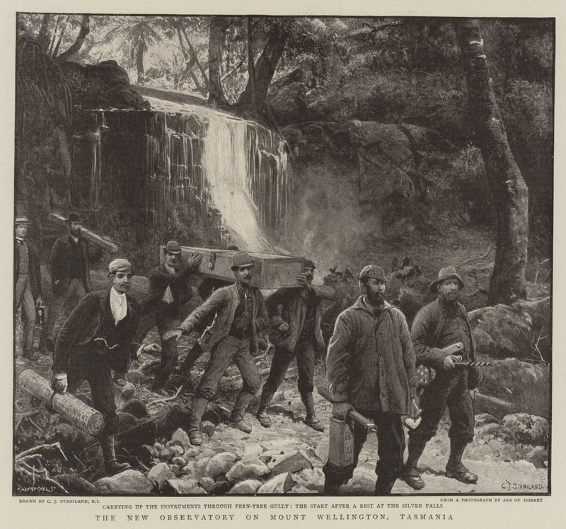 Le Nouvel Observatoire sur le Mont Wellington, Tasmanie - Charles J. Staniland