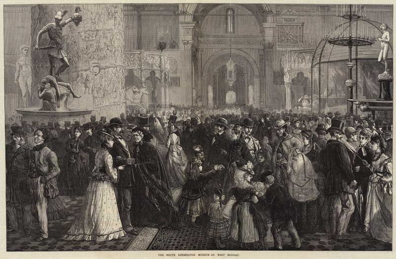 Le musée de South Kensington le lundi de Pentecôte - Charles J. Staniland