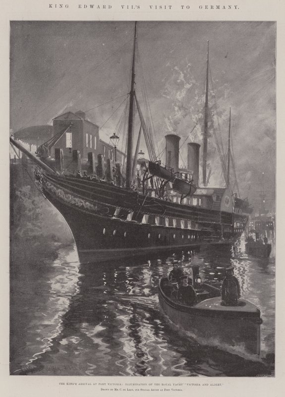 Visite du roi Édouard VII en Allemagne - Charles John de Lacy