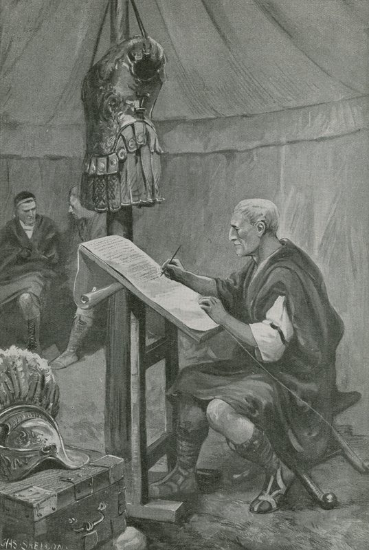Hommage de Jules César aux Belges - Charles Mills Sheldon