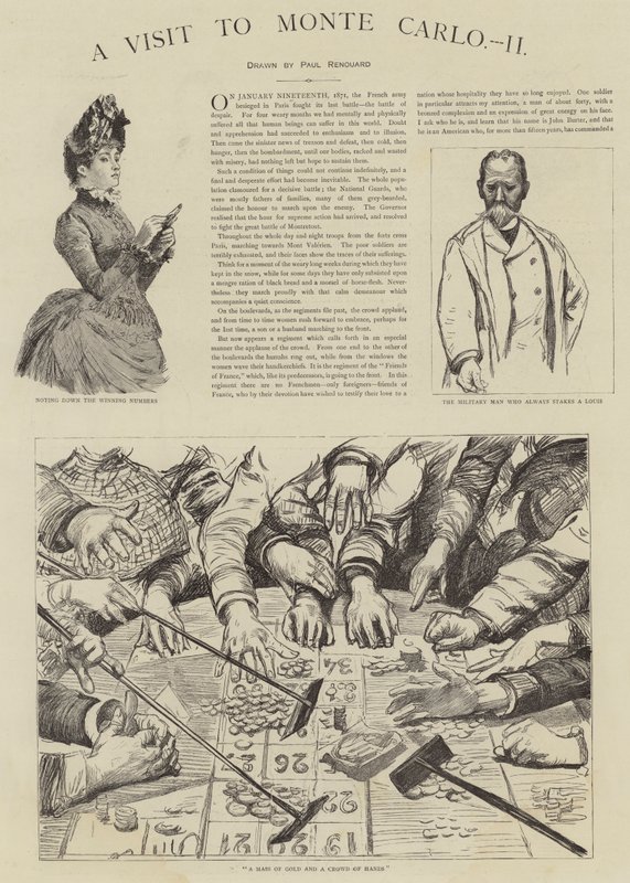 Une visite à Monte Carlo - Charles Paul Renouard