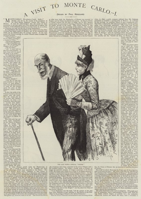 Une visite à Monte Carlo - Charles Paul Renouard