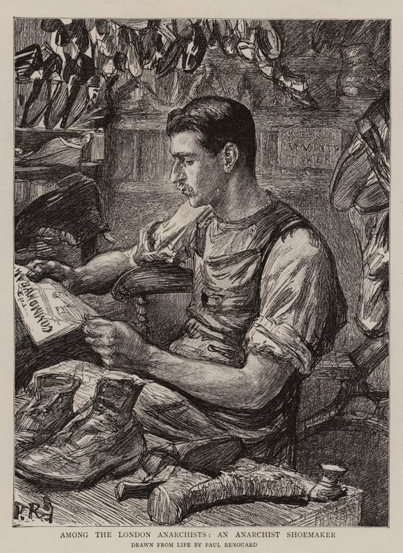 Parmi les anarchistes londoniens, un cordonnier anarchiste - Charles Paul Renouard