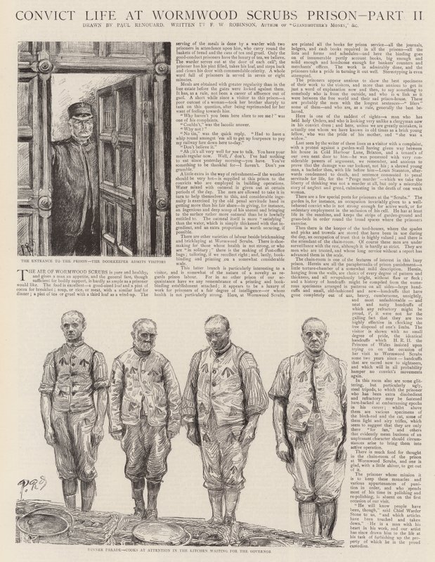 La vie des condamnés à la prison de Wormwood Scrubs - Charles Paul Renouard