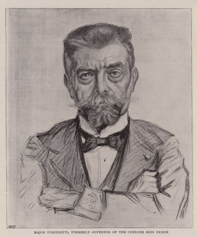 Major Forzinetti, ancien gouverneur de la prison de Cherche Midi - Charles Paul Renouard