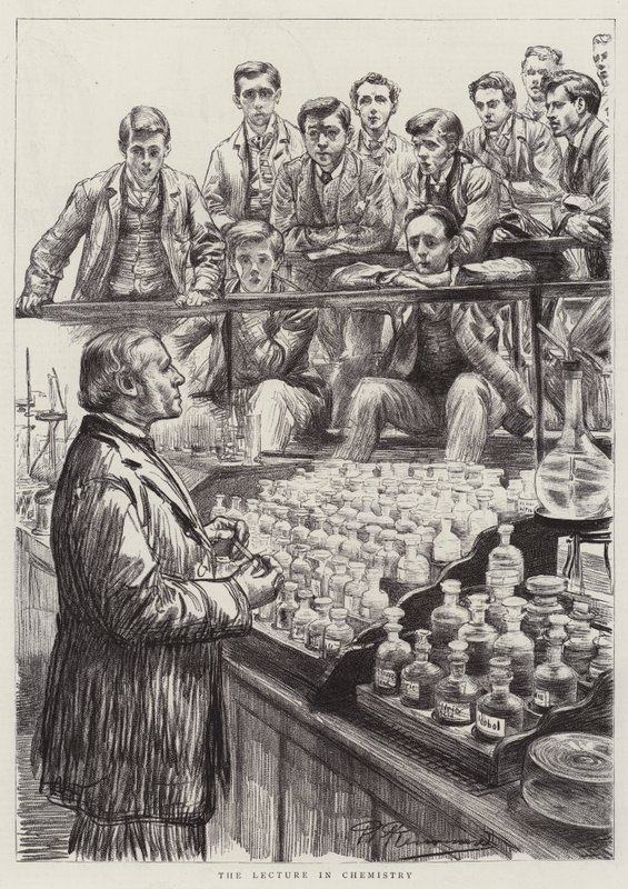 Étudiants en médecine au travail - Charles Paul Renouard