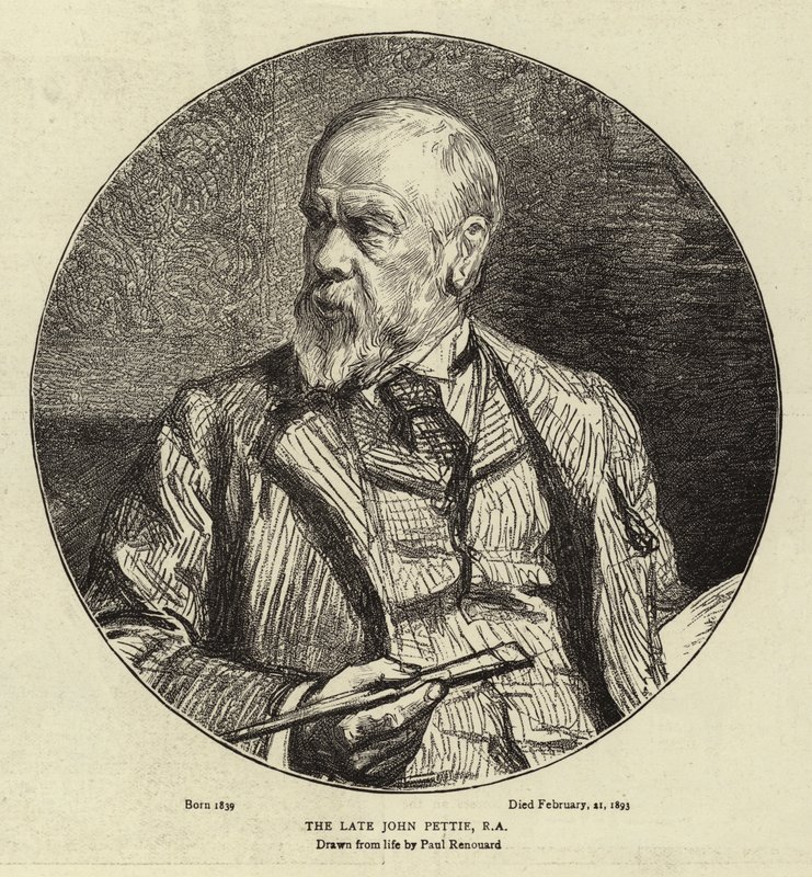 Le défunt John Pettie, RA - Charles Paul Renouard
