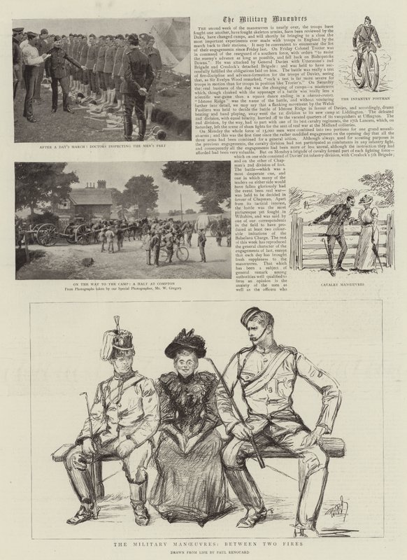 Les Manœuvres Militaires - Charles Paul Renouard