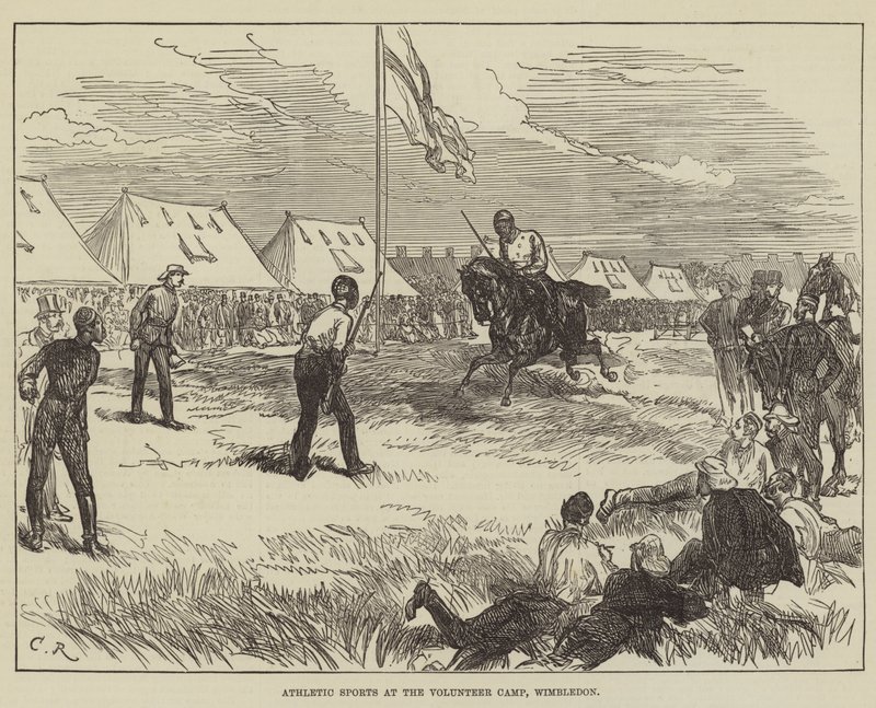 Sports athlétiques au camp des volontaires, Wimbledon - Sir John Charles Robinson