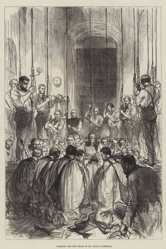 Bénédiction des nouvelles cloches de la cathédrale Saint-Paul - Sir John Charles Robinson
