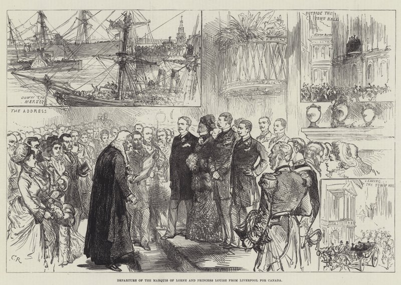 Départ du marquis de Lorne et de la princesse Louise de Liverpool pour le Canada - Sir John Charles Robinson