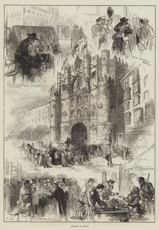 Croquis à Madrid - Sir John Charles Robinson