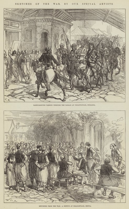 Croquis de la guerre - Sir John Charles Robinson