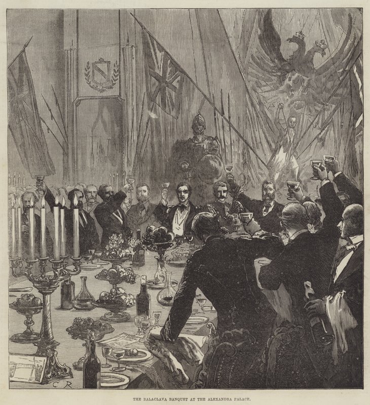 Le banquet de Balaclava au Alexandra Palace - Sir John Charles Robinson