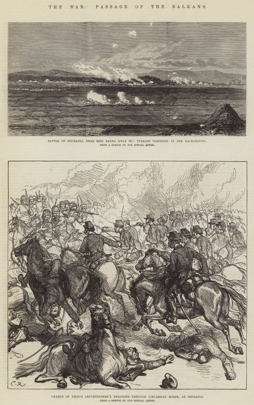 La guerre, passage des Balkans - Sir John Charles Robinson