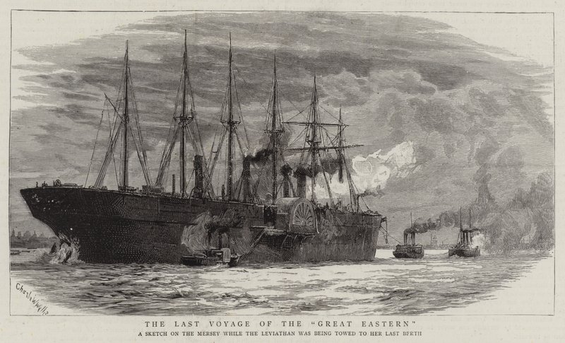 Le dernier voyage du Great Eastern - Charles William Wyllie